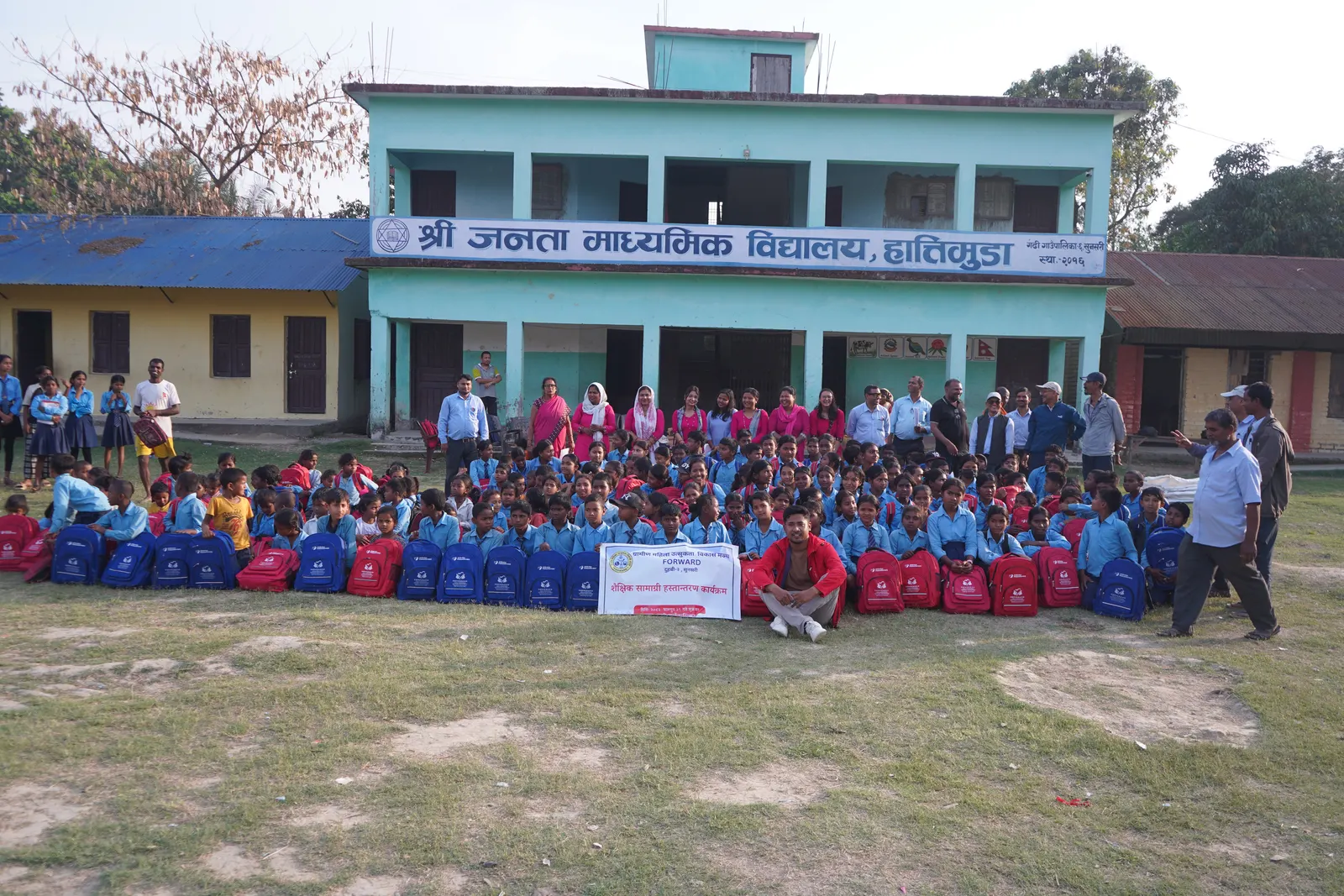 The Forum for Rural Women Ardency Development (FORWARD), in collaboration with the China Foundation and New Light Foundation, distributed school bags, stationery, colouring materials, and hygiene kits to students.  We believe this small contribution will encourage students to become more enthusiastic about their studies while also supporting their daily needs. 20
