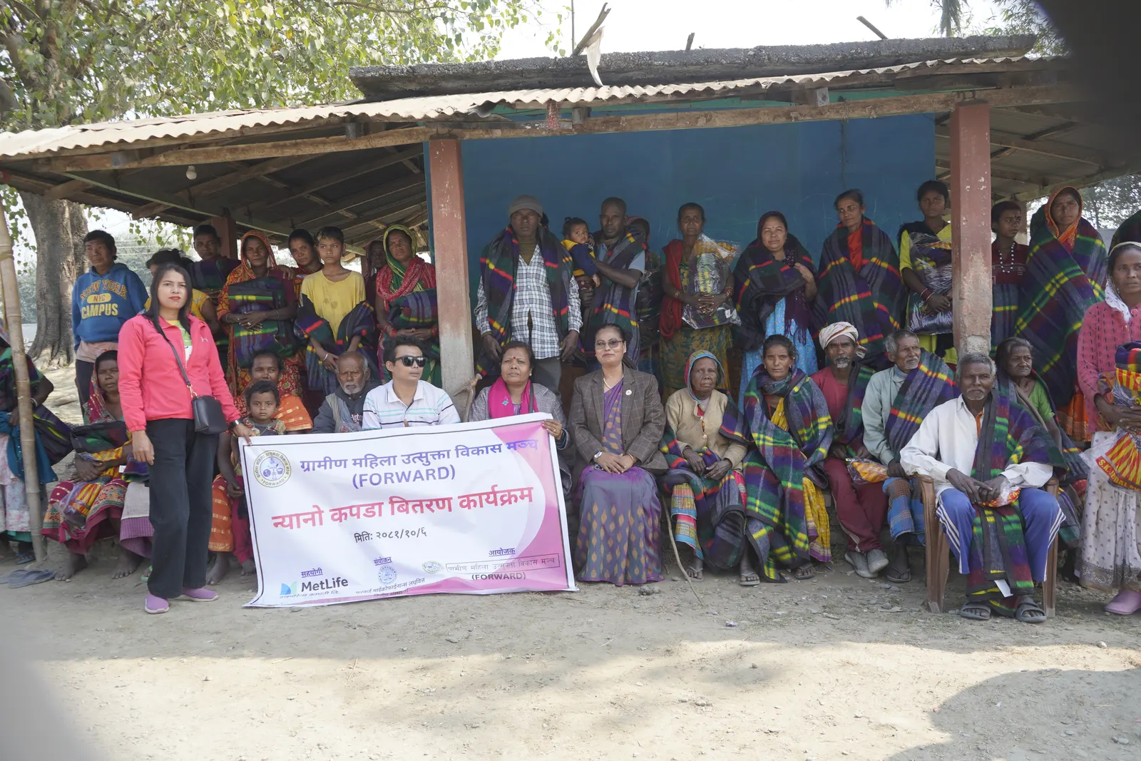 Warm Clothing Distribution Program by FORWARD with Support from MetLife